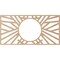 Ekena Millwork Hoover Wood Fretwork Pierced Ceiling Medallion, Alder, 28"W x 14"H x 10 3/8"ID x 3/8"T CMWP28X14X0375HOAL - alternate 5
